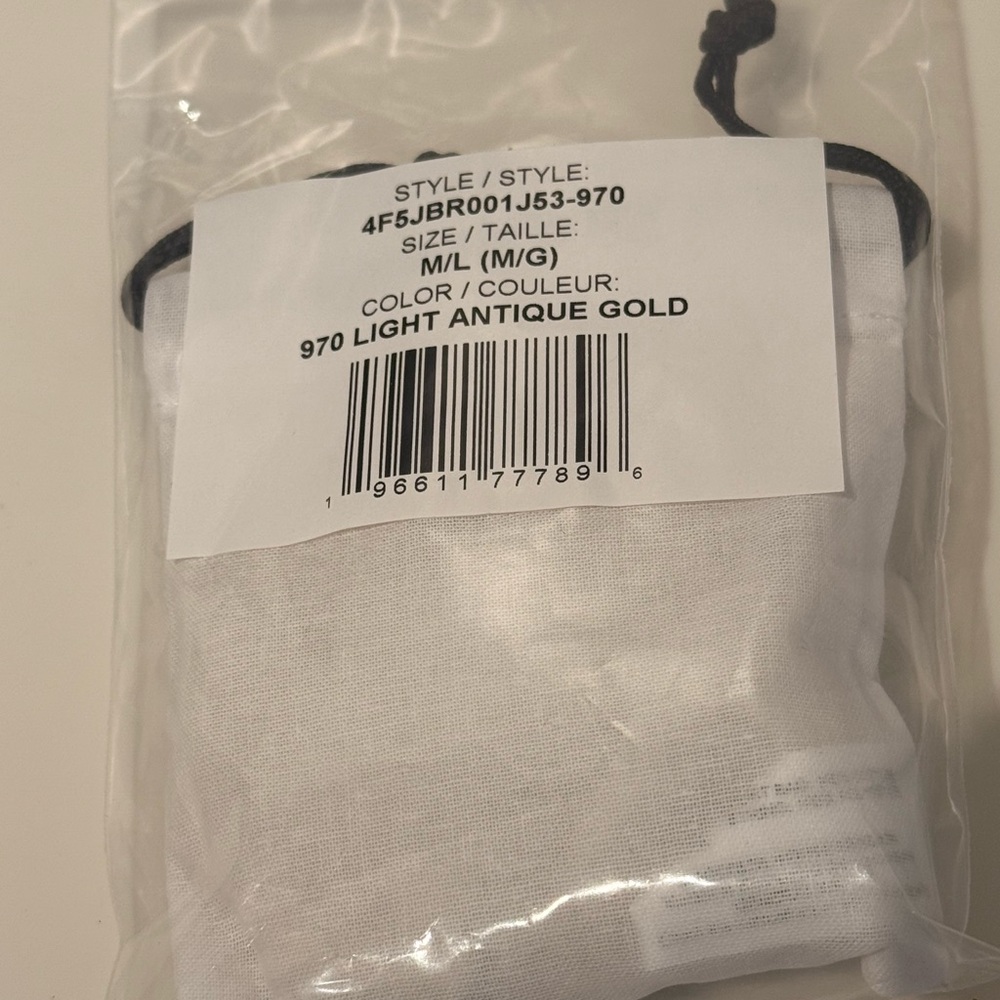 NWT Marc Jacobs gold bangle - M/L - Picture 8 of 8